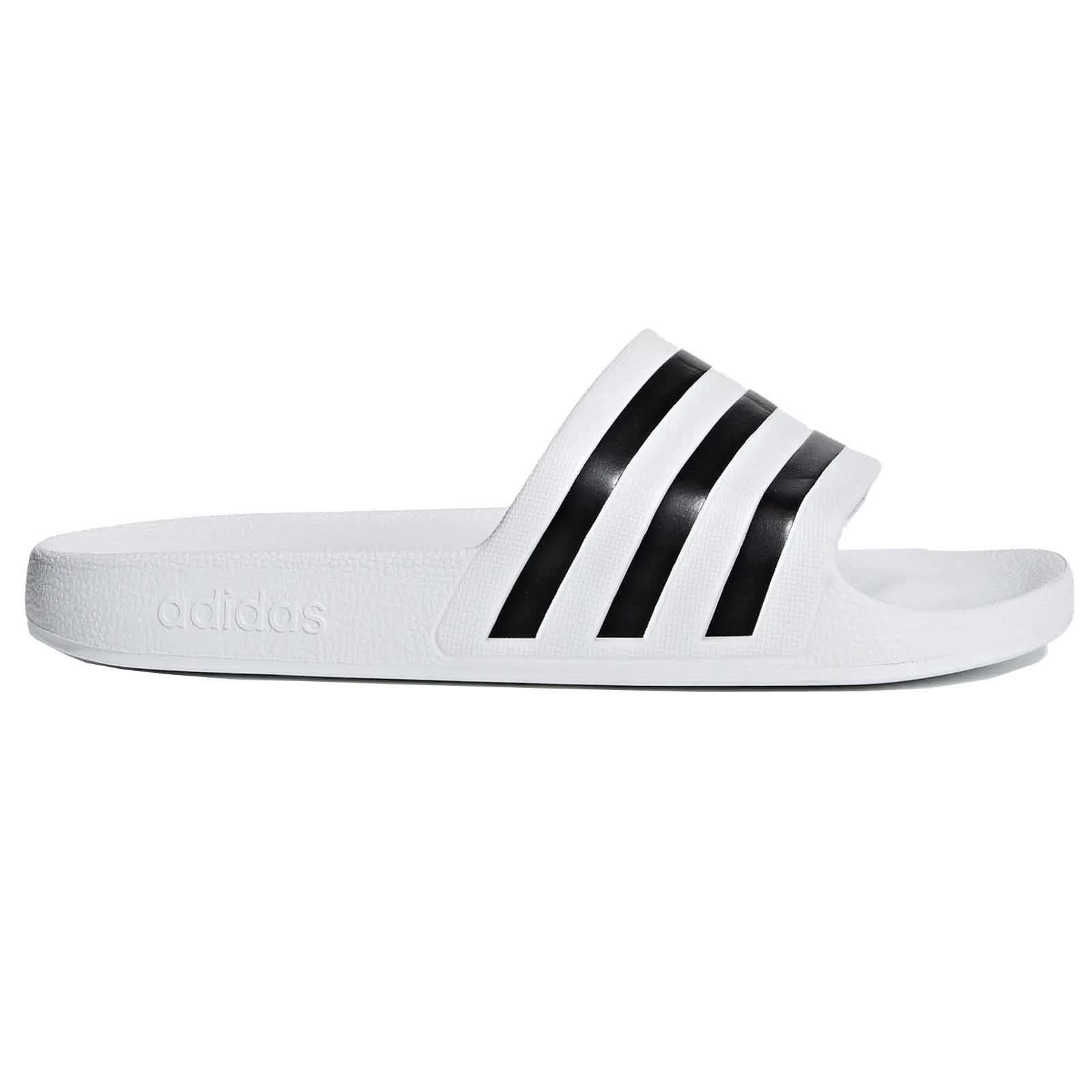 Aqua 3-Stripes Adult Slip-On Sandals - Image 3