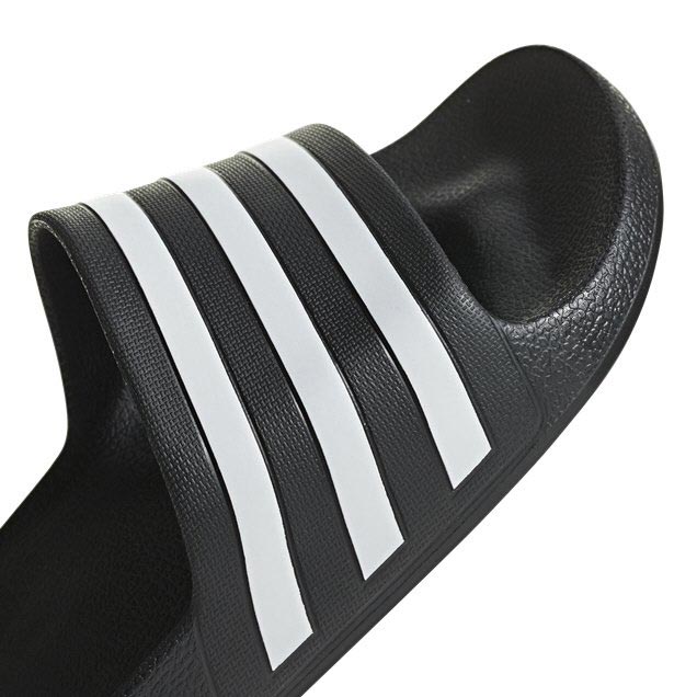 Aqua 3-Stripes Adult Slip-On Sandals - Image 5