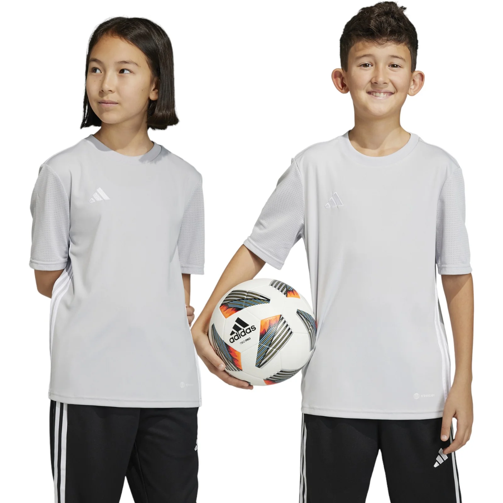 adidas Tabela Kids Short Sleeved Football Jersey - Image 6