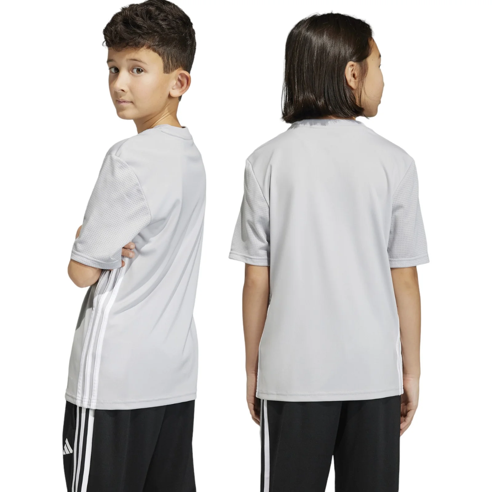 adidas Tabela Kids Short Sleeved Football Jersey - Image 7