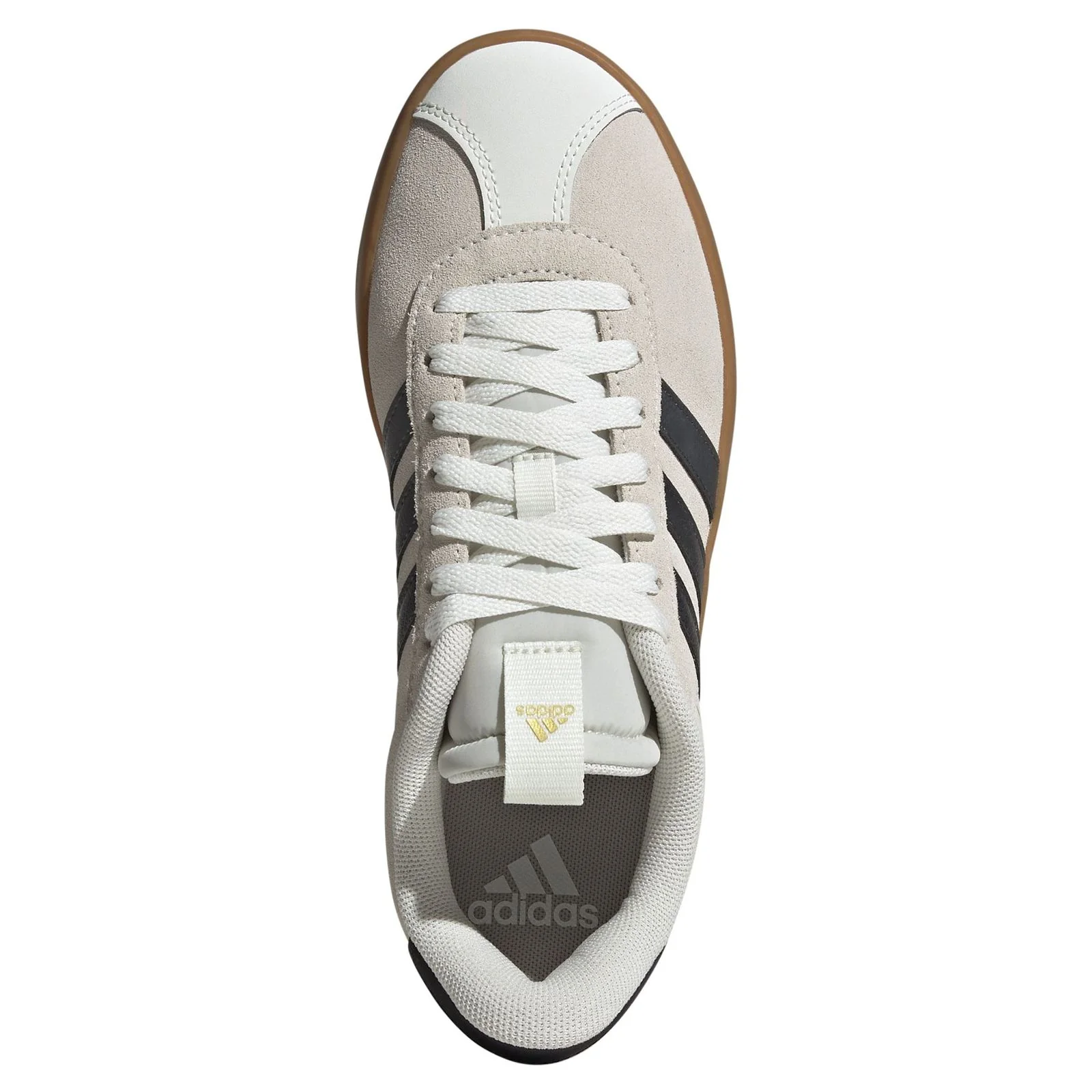 adidas VL Court 3.0 Womens Regular-Fit Lace Sneakers - Image 3