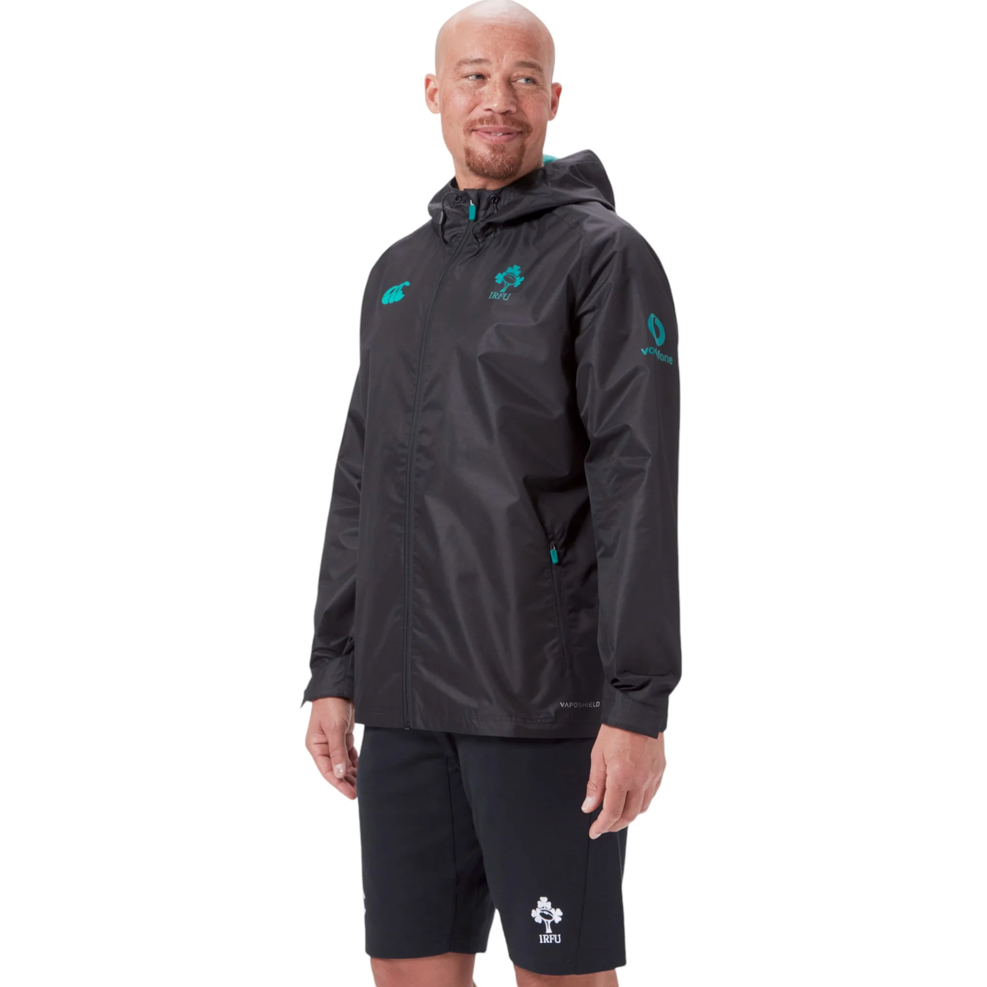 Canterbury IRFU Rugby Ireland 2025/26 Water Resistant Full-Zip Jacket - Image 3
