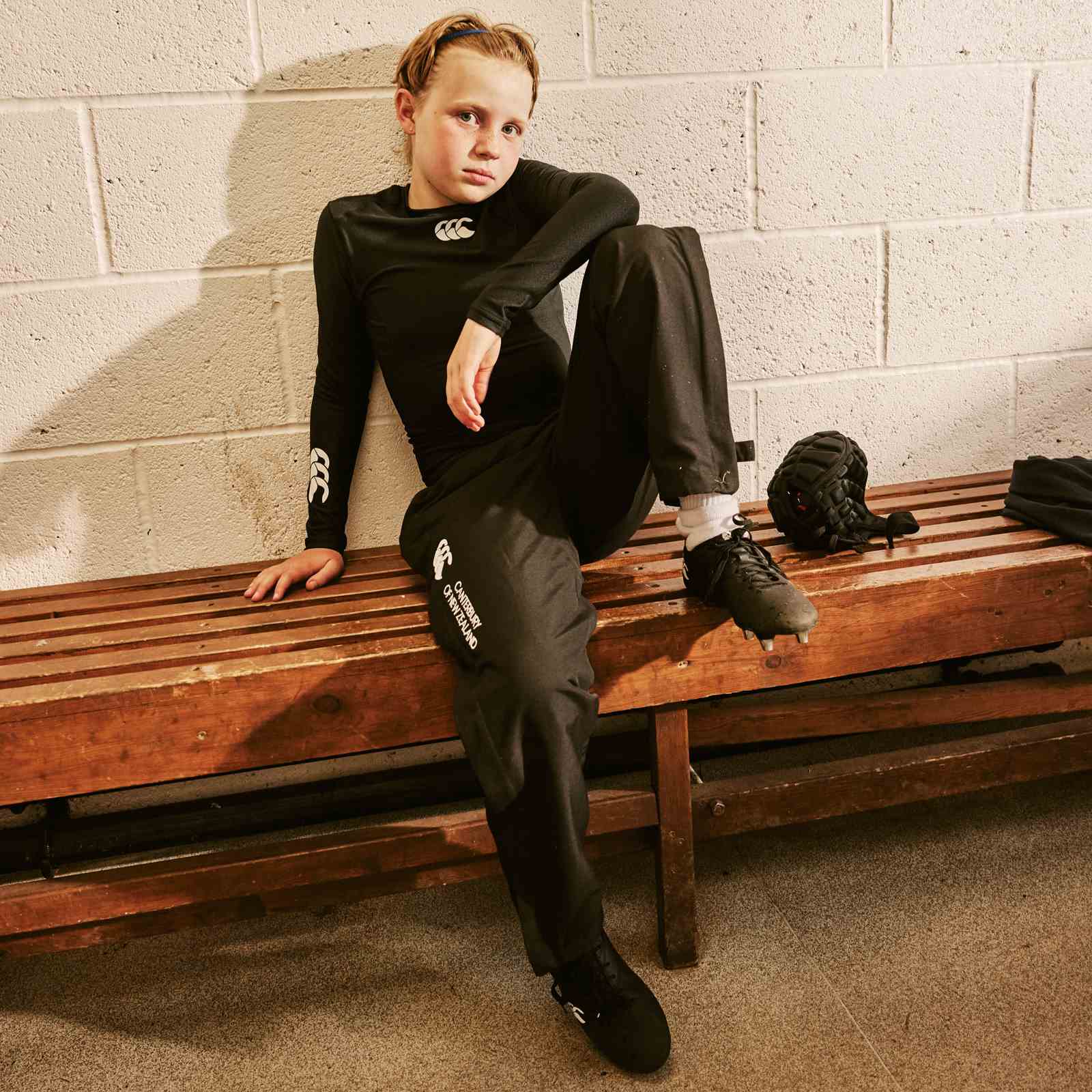 Canterbury Thermoreg Cold Gear Kids Long Sleeved Baselayer Top - Image 6