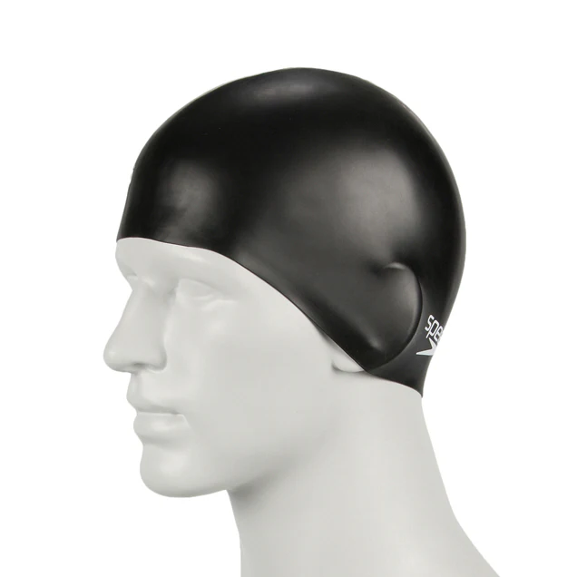 Speedo Moulded Silicone Swim Junior Cap - Image 3