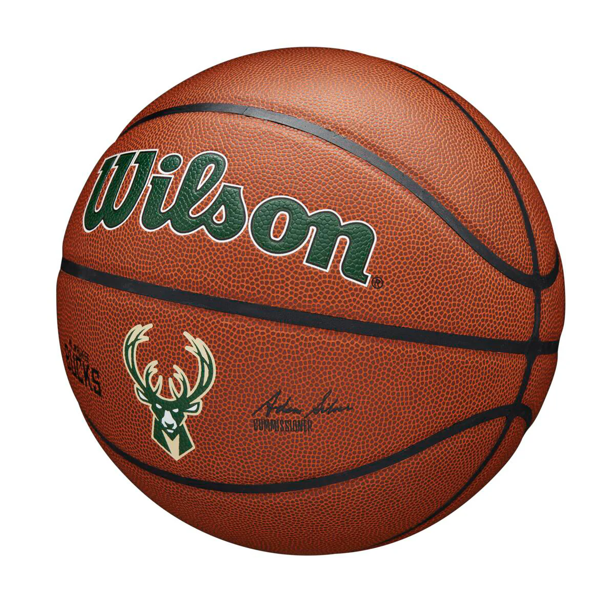 Wilson NBA Composite Bucks 7 Brown - Image 3